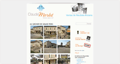Desktop Screenshot of claudemerlet.com